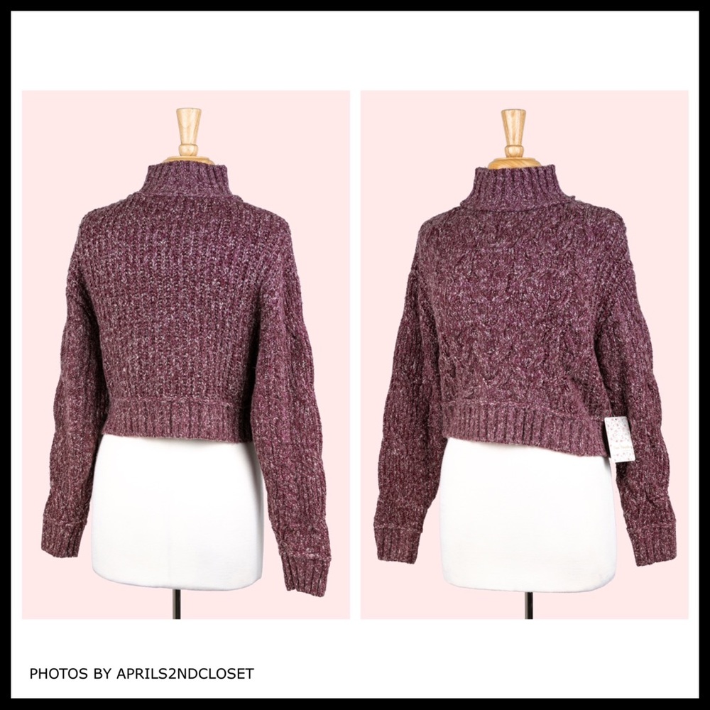 FREE PEOPLE BOHO PULLOVER CHUNKY KNIT SWEATER A2C - Picture 3 of 16
